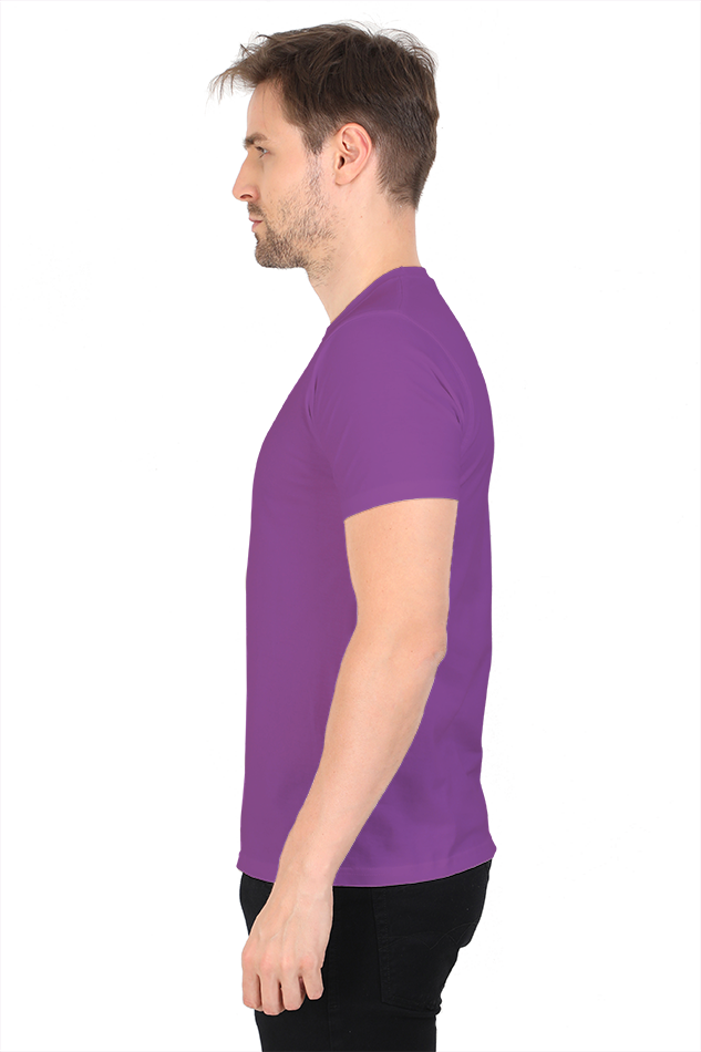 Male Round Neck Half Sleeve T - Shirt